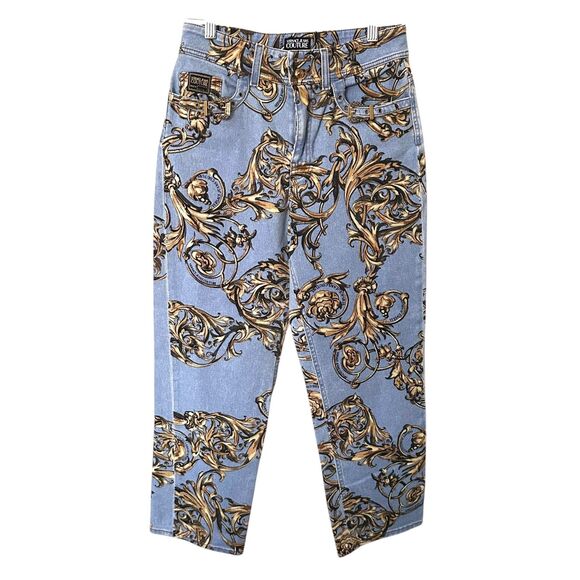 VERSACE JEANS COUTURE Regalia Baroque Printed Jeans - Picture 2 of 4